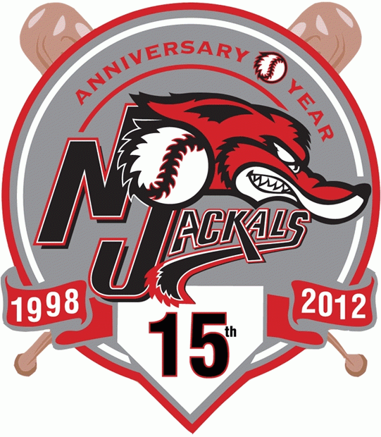 New Jersey Jackals 2012 Anniversary Logo iron on transfers for T-shirts
